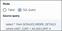 Consulta SQL personalizada