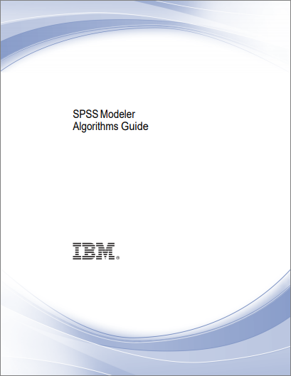 SPSS Modeler Algorithms Guide