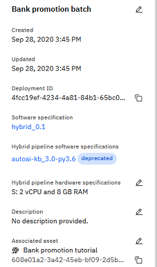 View deployment details