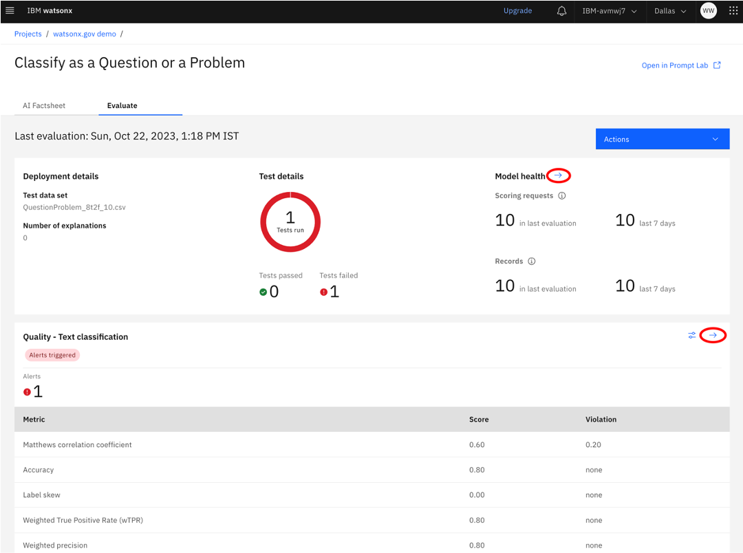 Analyze prompt template evaluation results