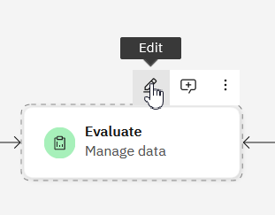 How to edit your Evaluate node