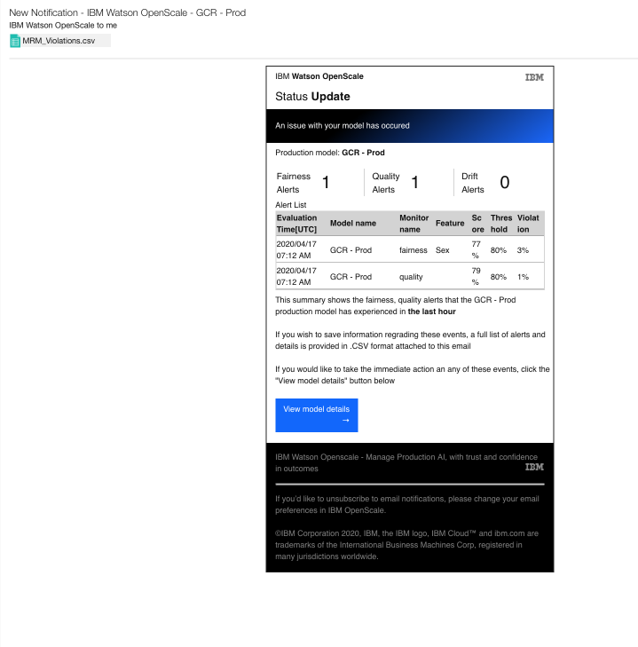 Setting up alerts Docs IBM Cloud Pak for Data as a Service